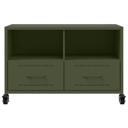 TV Cabinet Olive Green 68x39x43.5 cm Steel