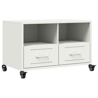 TV Cabinet White 68x39x43.5 cm Steel