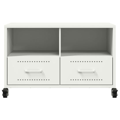 TV Cabinet White 68x39x43.5 cm Steel