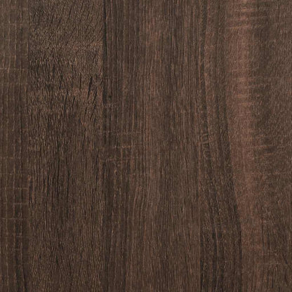 Brown Oak Bedside Cabinet - 40x40x55 cm Engineered Wood