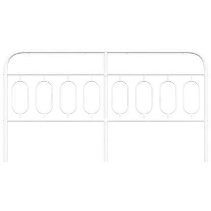 Elegant White Metal Headboard - 183 cm | Stylish Bedroom Decor