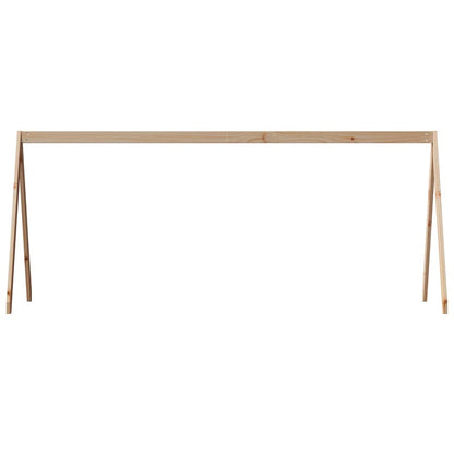 Solid Pine Kids' Roof Bed, 209x95.5x88 cm - Fun & Durable Design