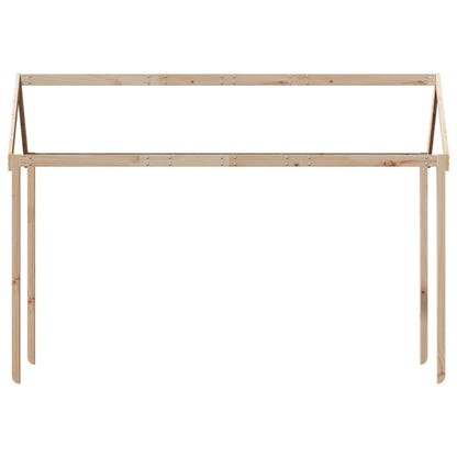 Solid Pine Kids' Bed with Roof - 207x80.5x151.5 cm