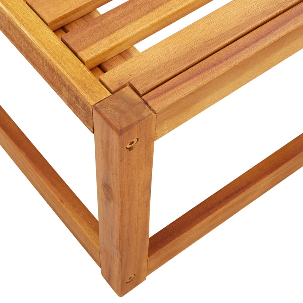 Solid Acacia Wood Garden Table 65x65x29 cm - Durable & Stylish