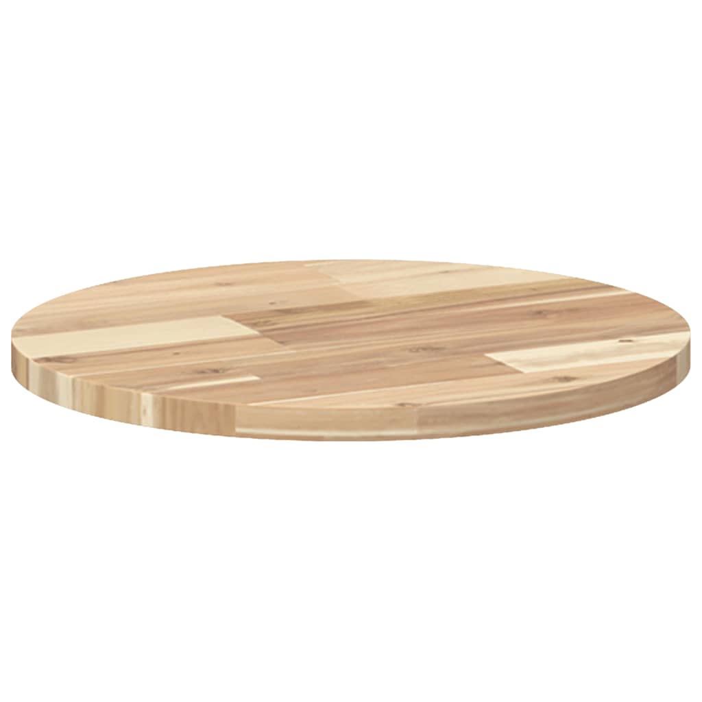 Solid Wood Acacia Round Table Top Ø40x2 cm - Durable & Stylish