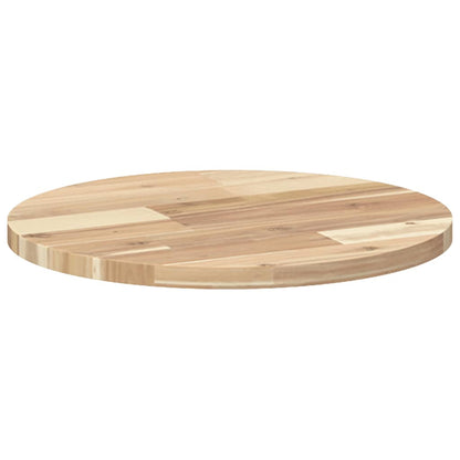 Solid Wood Acacia Round Table Top Ø40x2 cm - Durable & Stylish