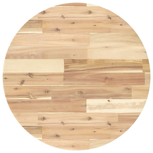Round Acacia Wood Table Top Ø60cm – Solid & Stylish Design