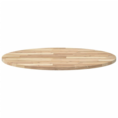 Round Ø80cm Acacia Wood Table Top - Solid, Durable & Stylish