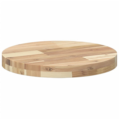 Acacia Solid Wood Table Top Round Ø40x4 cm - Natural Finish