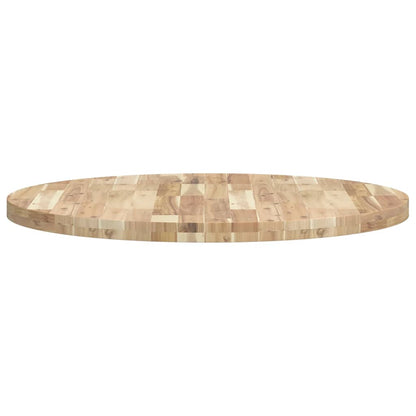 Elegant Solid Acacia Wood Table Top, Round Ø90x4 cm