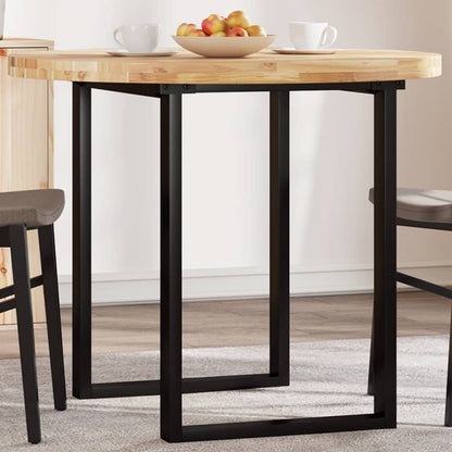 Elegant Solid Acacia Wood Table Top, Round Ø90x4 cm