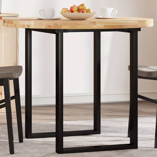 Elegant Solid Acacia Wood Table Top, Round Ø90x4 cm