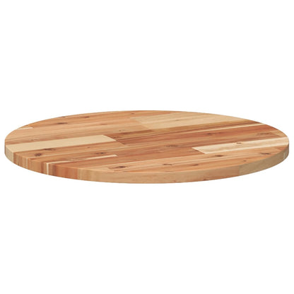Round Acacia Wood Table Top, Ø50x2 cm - Solid & Stylish Design