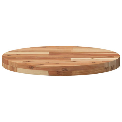Round Acacia Wood Table Top Ø50x4 cm - Solid & Stylish