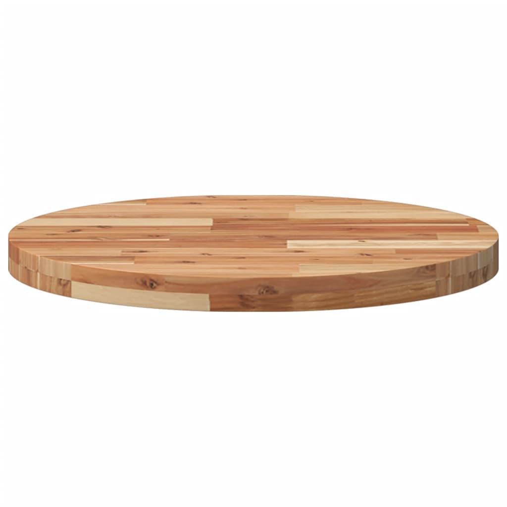 Solid Acacia Round Table Top Ø60x4 cm - Elegant and Durable