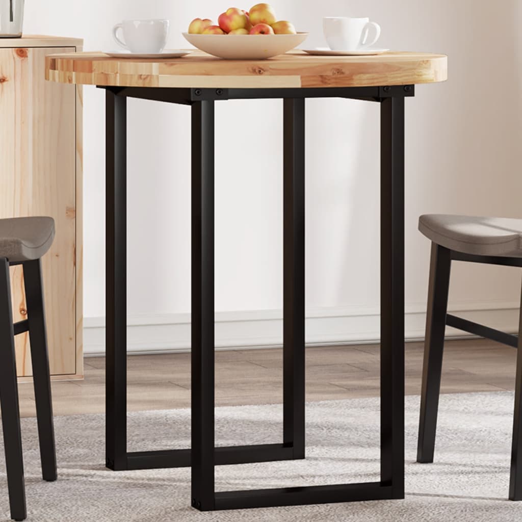 Round Solid Acacia Wood Table Top Ø70x4 cm | Natural Finish