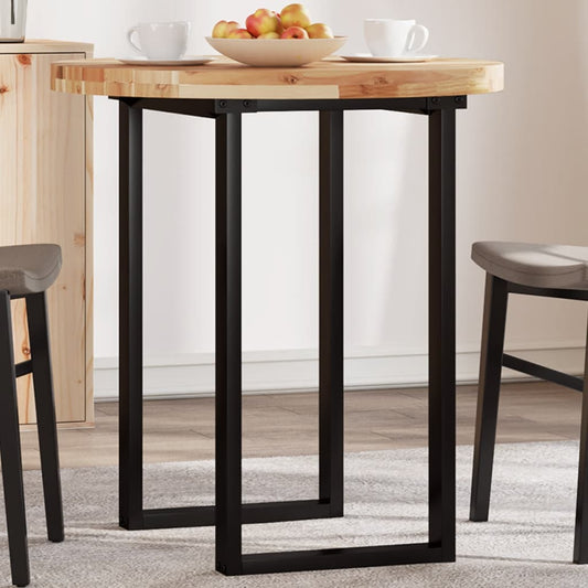 Round Solid Acacia Wood Table Top Ø70x4 cm | Natural Finish