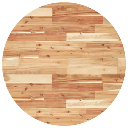 Solid Acacia Table Top, Round Ø80x4cm - Premium Wood Finish
