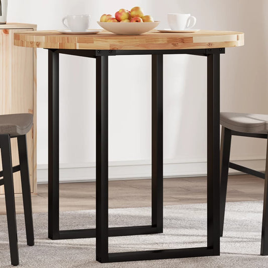 Solid Acacia Table Top, Round Ø80x4cm - Premium Wood Finish