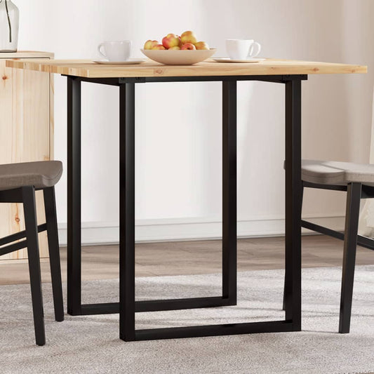 Solid Acacia Wood Table Top, Square 80x80x2 cm