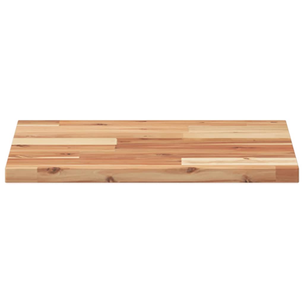 Solid Acacia Wood Table Top, Square 40x40x2 cm - Durable & Stylish