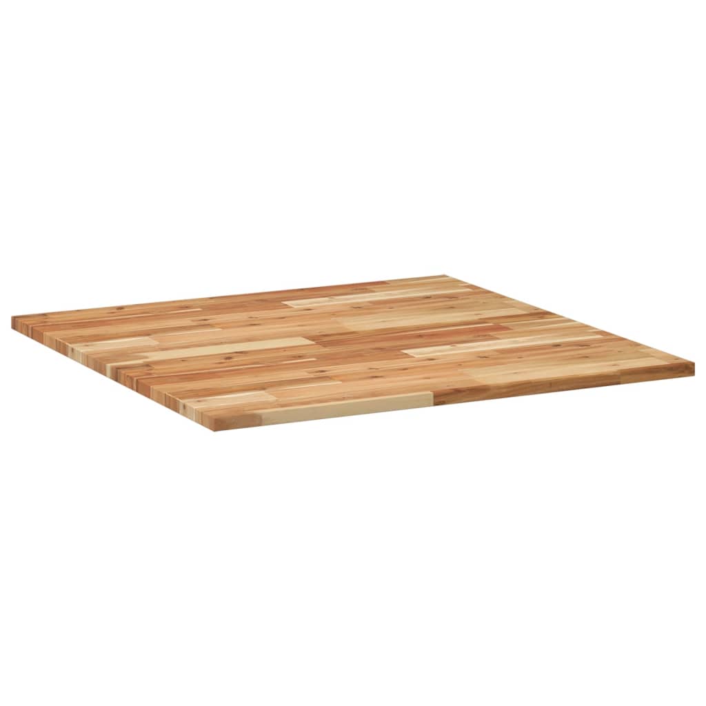 Solid Wood Acacia Square Table Top 80x80cm - Durable & Stylish