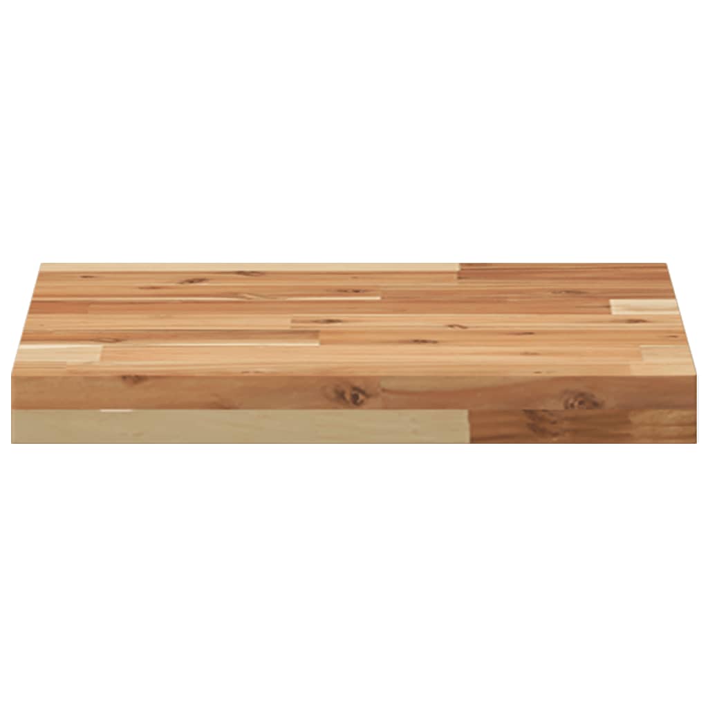 Solid Acacia Wood Table Top Square, 40x40x4 cm