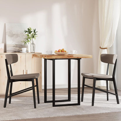 Solid Acacia Wood Table Top, Square 70x70x4 cm