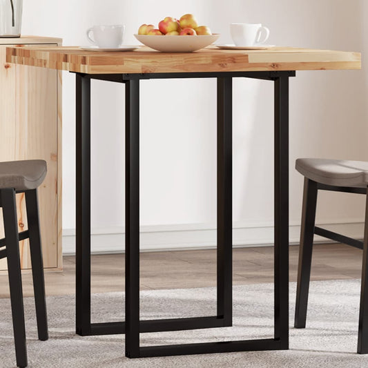 Solid Acacia Wood Table Top, Square 70x70x4 cm