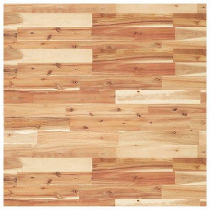 Solid Acacia Wood Square Table Top 80x80x4cm - Durable Elegance