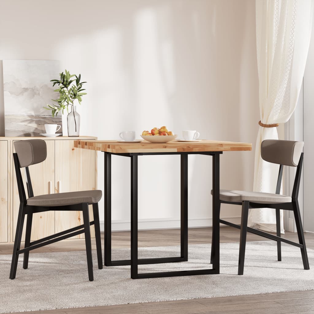 Solid Acacia Wood Square Table Top 80x80x4cm - Durable Elegance