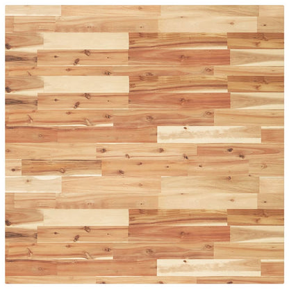 Solid Acacia Wood Square Tabletop 90x90x4 cm - Durable & Stylish