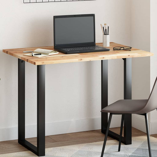 Solid Acacia Wood Table Top, Rectangular 80x70x2 cm - Durable Design