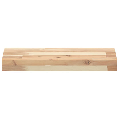 Solid Acacia Wood Table Top - Rectangular 60x20x4 cm