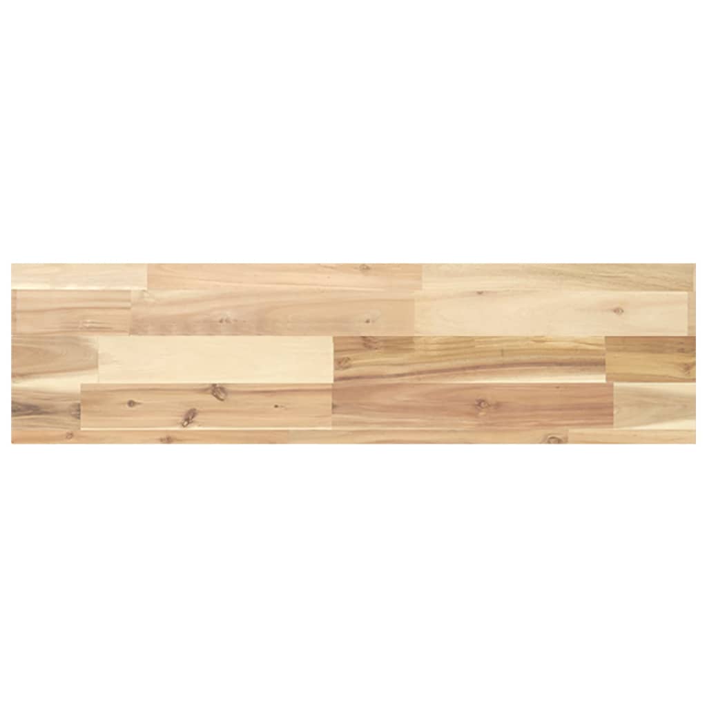 Acacia Solid Wood Table Top 80x20x4 cm - Rectangular Design