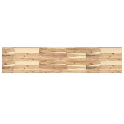 Solid Acacia Wood Table Top, Rectangular, 120x30x4 cm