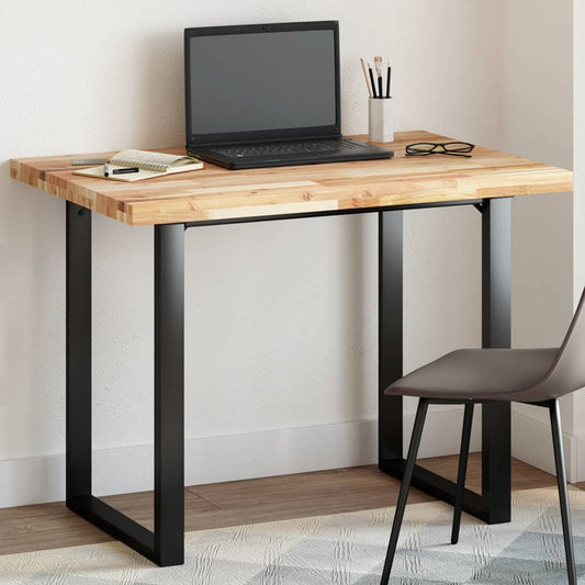 Solid Acacia Wood Table Top, Rectangular 80x70x4 cm