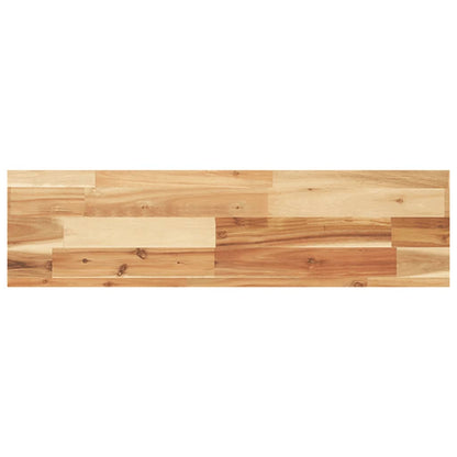 Solid Acacia Wood Table Top - Rectangular 100x20x4 cm