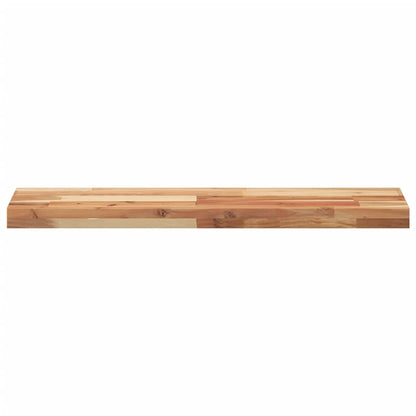 Solid Acacia Wood Table Top - Rectangular 100x20x4 cm