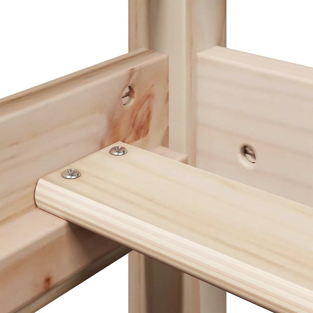 Day Bed with Roof without Mattress 90x190 cm Single Solid Wood