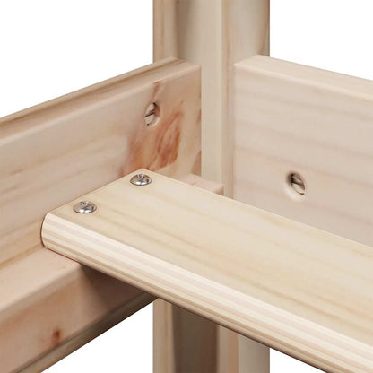 Day Bed with Roof without Mattress 90x190 cm Single Solid Wood