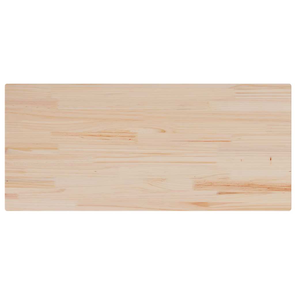 Solid Wood Pine Table Top - 90x40x1.7 cm Rectangular Design