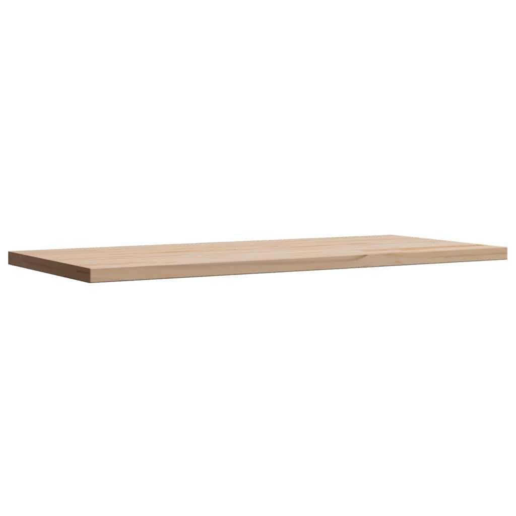 Solid Wood Pine Table Top - 90x40x1.7 cm Rectangular Design