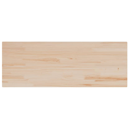 Solid Pine Wood Table Top, 110x40 cm Rectangle