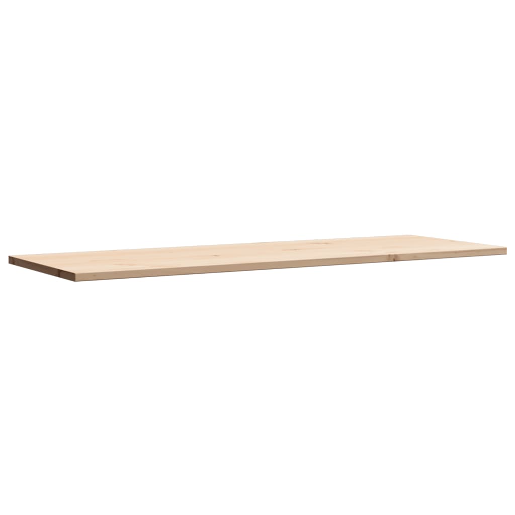 Solid Pine Wood Table Top, 110x40 cm Rectangle