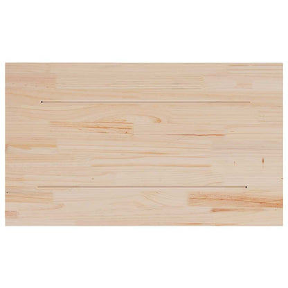 Solid Pine Wood Rectangular Table Tops Set - 80x47 cm, 3 Pcs