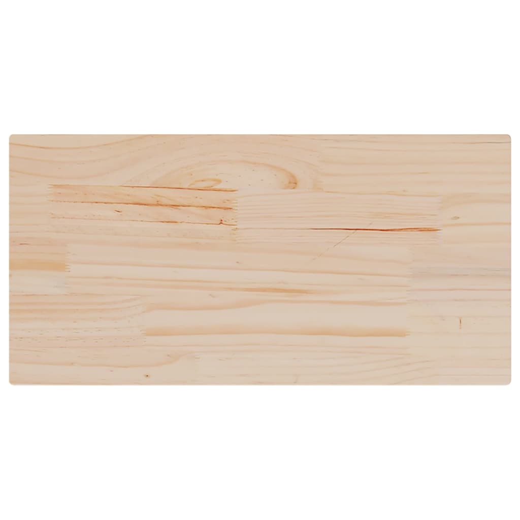 Solid Pine Table Tops Set - 4 pcs, 90x45x1.7 cm, Rectangular