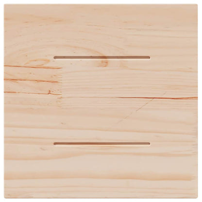 Solid Pine Square Table Top - 40x40 cm, Durable Wood Finish