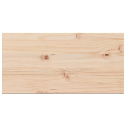 Solid Pine Wood Table Tops 2pcs, 70x35x2.5 cm, Rectangular