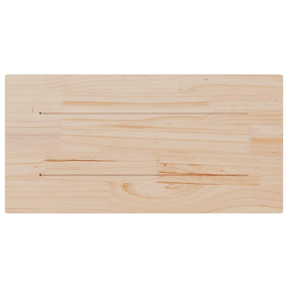Solid Pine Wood Table Tops 2pcs, 70x35x2.5 cm, Rectangular